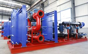 生活熱水換熱機(jī)組兩個(gè)循環(huán)系統(tǒng)原理